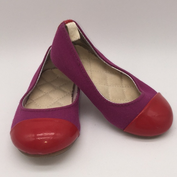 Gap Little Girls Cap Toe Ballet Flats Shoes Size 6 - Picture 5 of 10